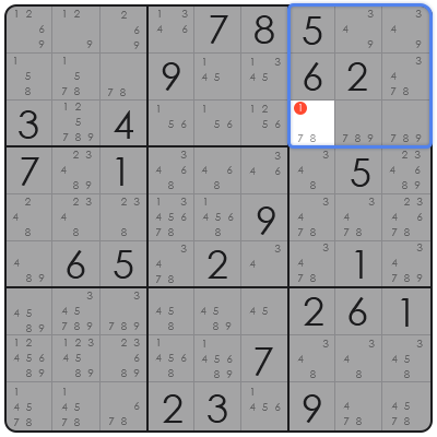 sudoku with candidate mode